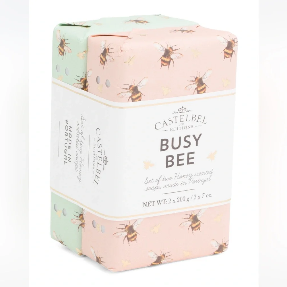 CASTELBEL - 2pk Fluffy Being Bee Honey Soap Set
